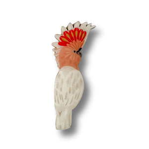 Pink Cockatoo Brooch