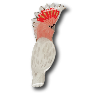 Pink Cockatoo Brooch