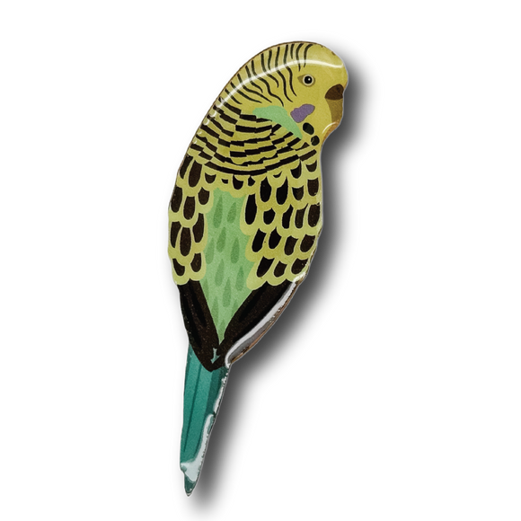 Budgerigar Brooch