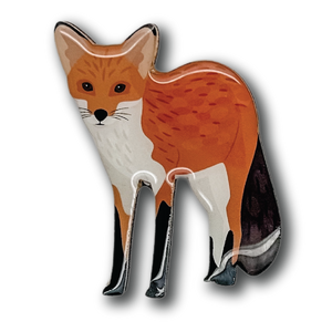 Red Fox Brooch
