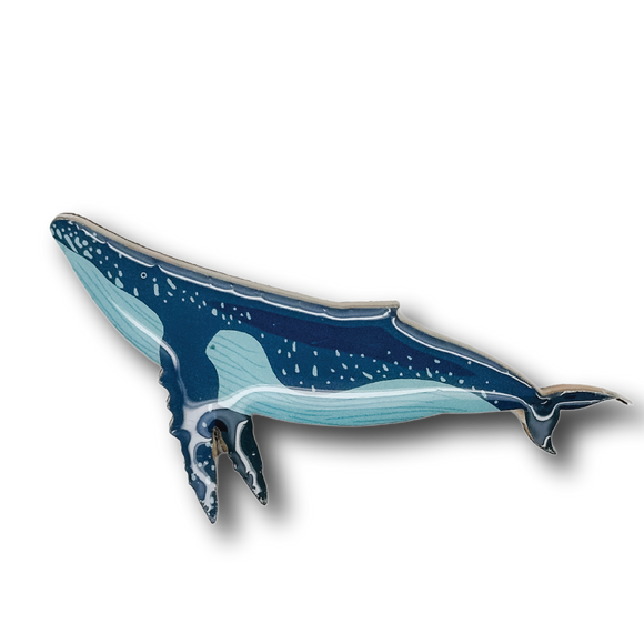 Humpback Whale Brooch