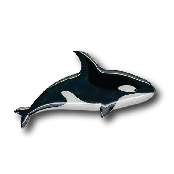 Orca Brooch