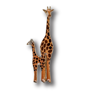 Giraffe (III) (Mum & Calf) Brooch