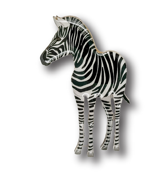 Zebra (I) Brooch