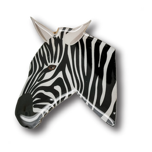 Zebra (II) Brooch